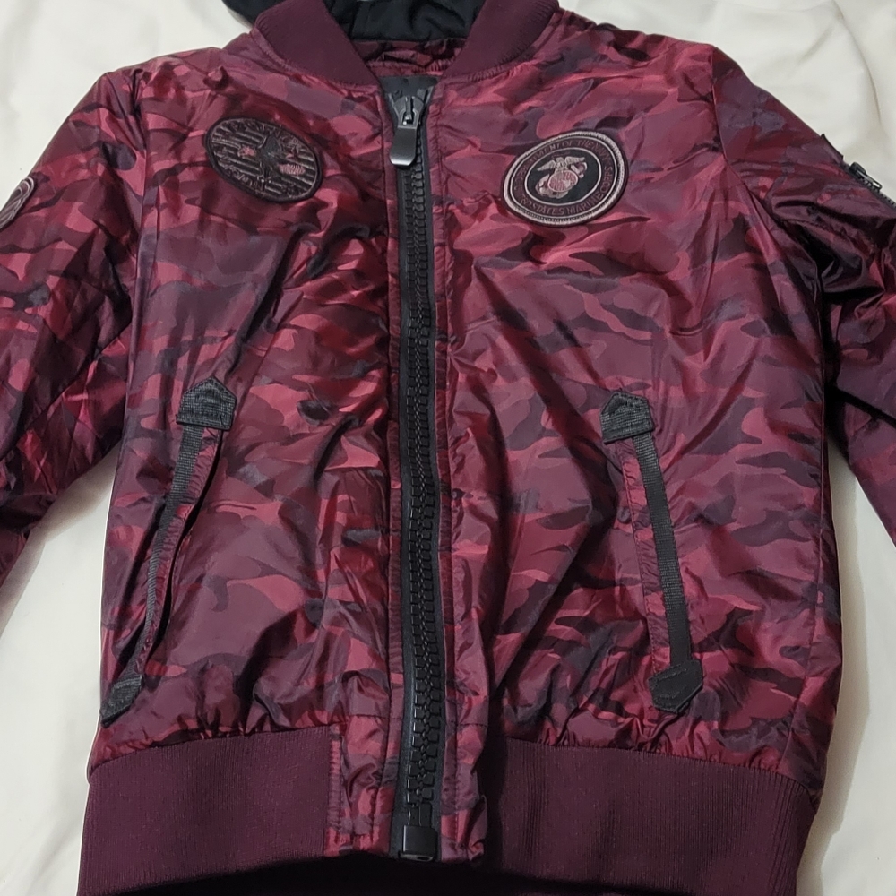 XRay Jeans Camouflage Jacket Red